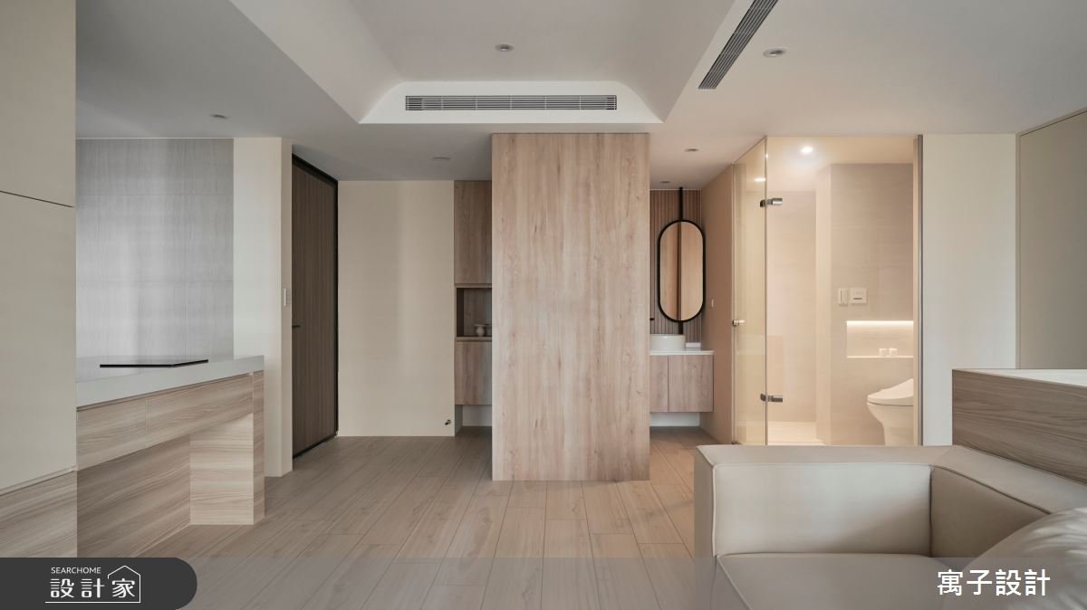 30坪新成屋(5年以下)＿北歐風玄關客廳浴室中島案例圖片＿寓子設計＿寓子_昔日森森之7