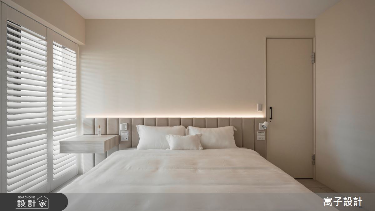 30坪新成屋(5年以下)＿北歐風臥室案例圖片＿寓子設計＿寓子_昔日森森之12