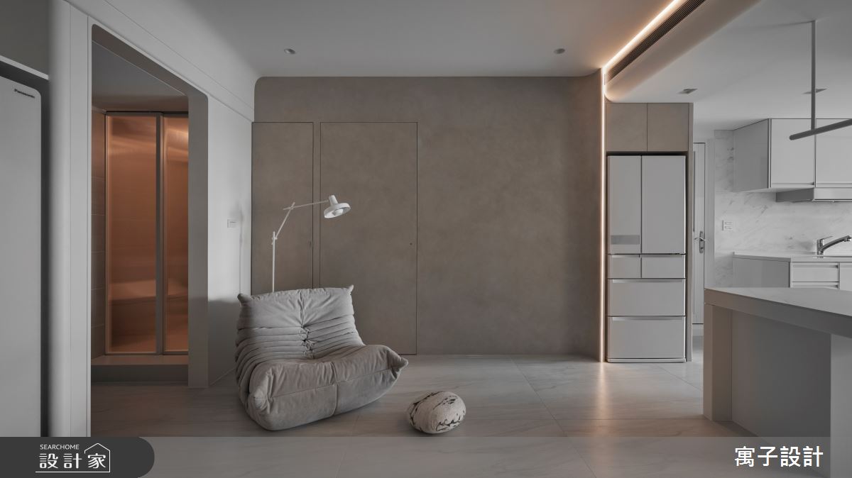 30坪毛胚屋＿北歐風客廳餐廳廚房案例圖片＿寓子設計＿寓子_陪伴之5