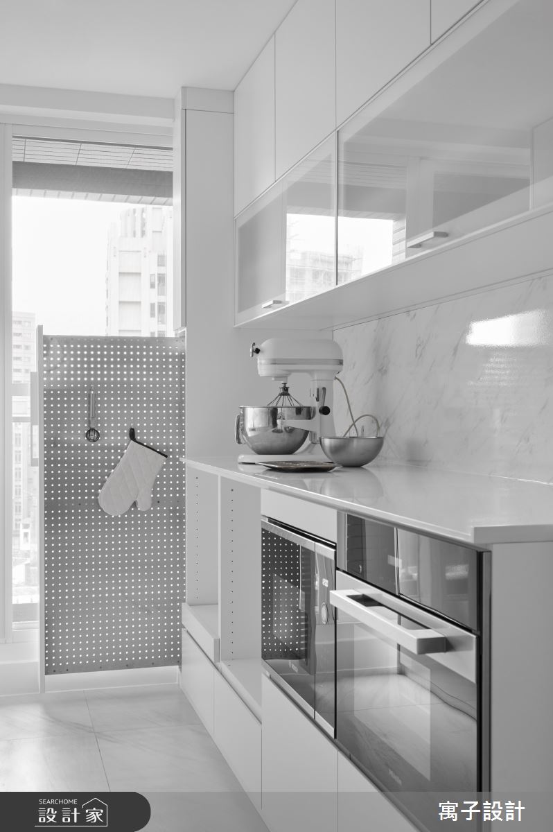 30坪毛胚屋＿北歐風廚房案例圖片＿寓子設計＿寓子_陪伴之11