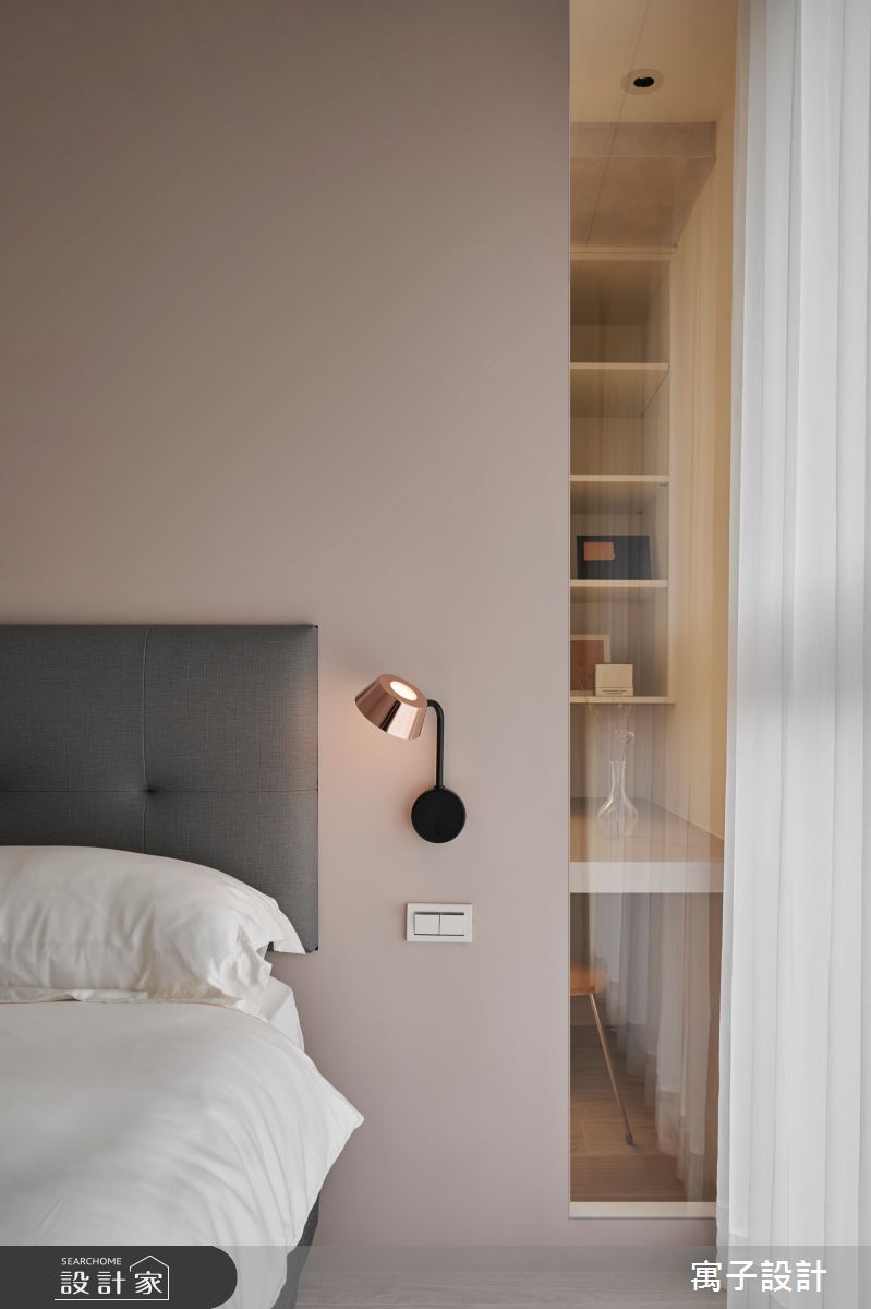 32坪新成屋(5年以下)＿北歐風臥室案例圖片＿寓子設計＿寓子_潤 • 耳語之16