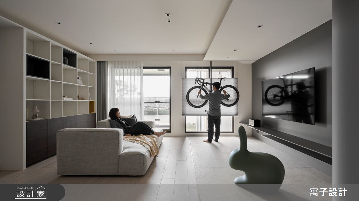 32坪新成屋(5年以下)＿北歐風客廳案例圖片＿寓子設計＿寓子_潤 • 耳語之6