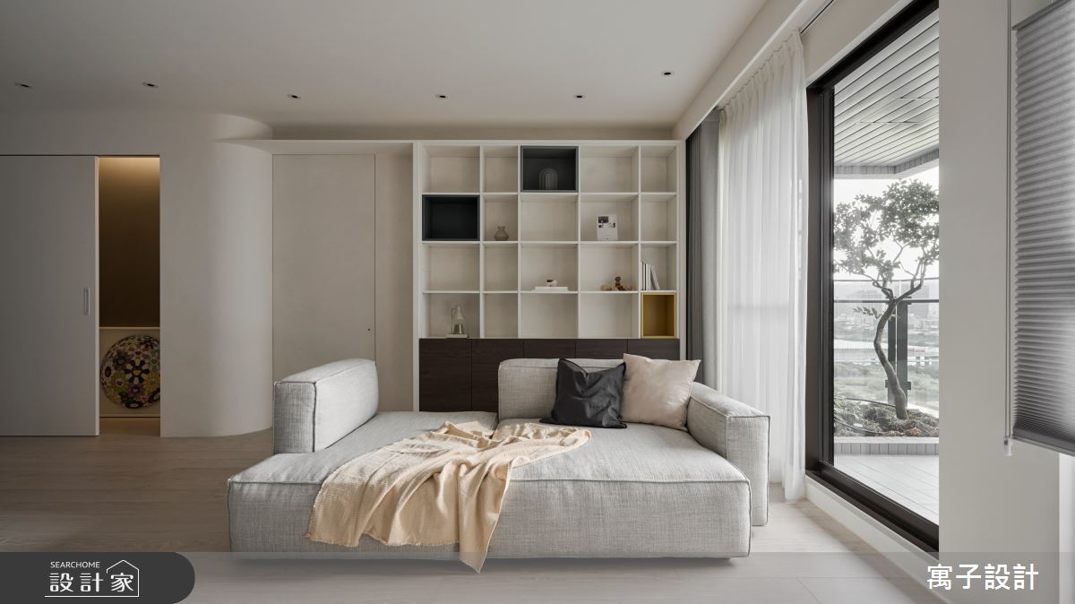 32坪新成屋(5年以下)＿北歐風客廳案例圖片＿寓子設計＿寓子_潤 • 耳語之5