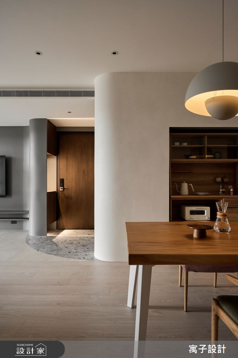 32坪新成屋(5年以下)＿北歐風玄關餐廳案例圖片＿寓子設計＿寓子_潤 • 耳語之7