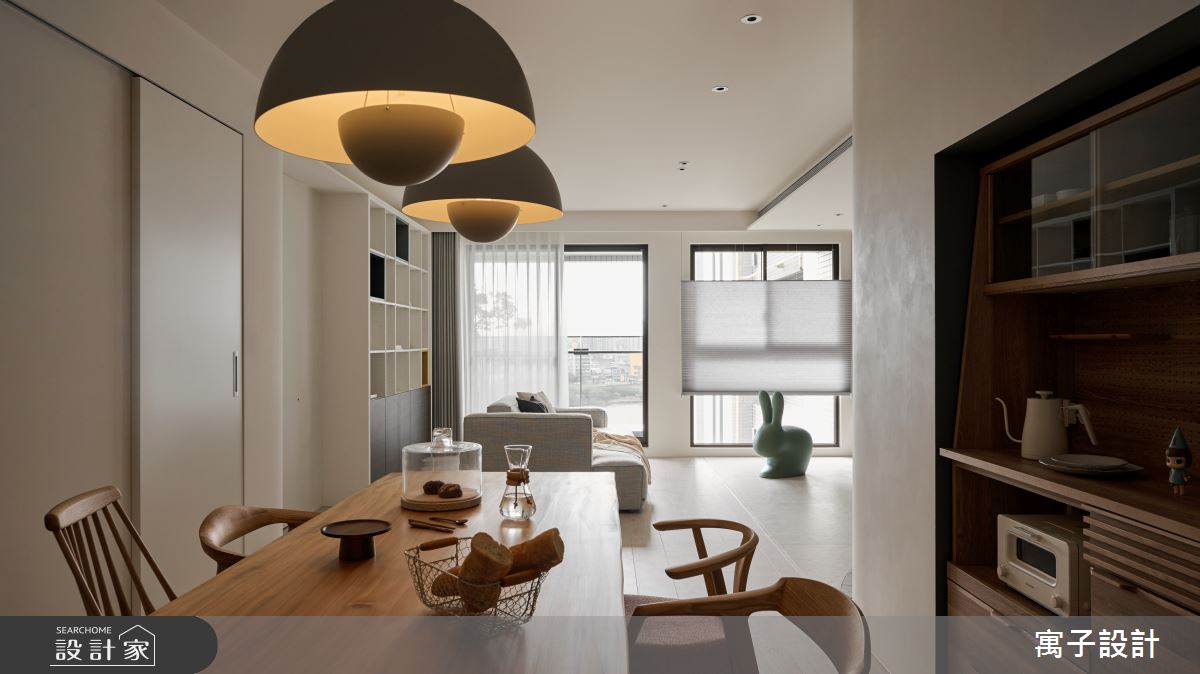 32坪新成屋(5年以下)＿北歐風客廳餐廳案例圖片＿寓子設計＿寓子_潤 • 耳語之11