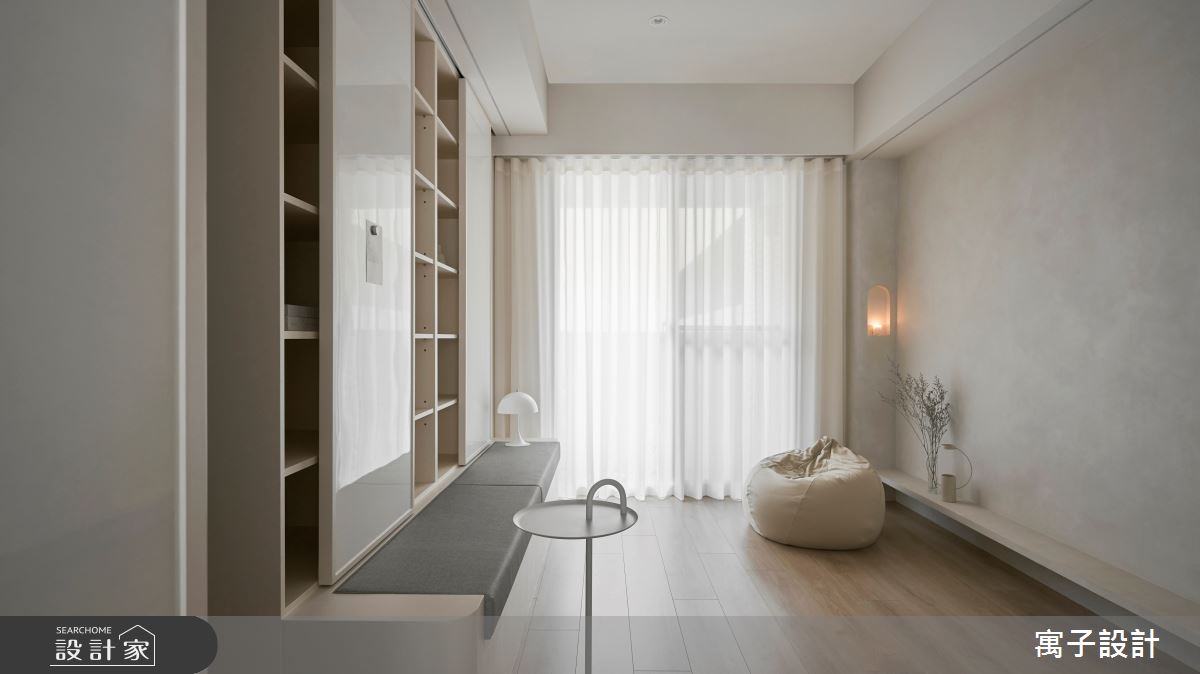 22坪新成屋(5年以下)＿北歐風客廳案例圖片＿寓子設計＿寓子_允允溫室之1