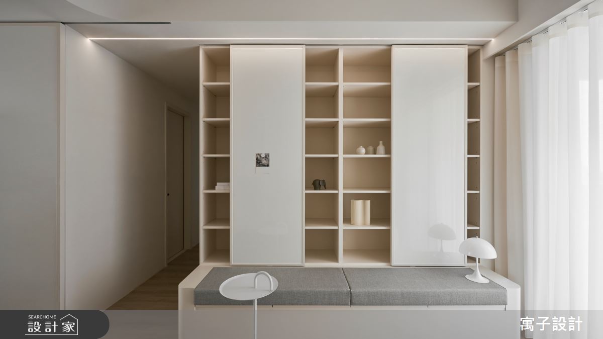 22坪新成屋(5年以下)＿北歐風客廳走廊案例圖片＿寓子設計＿寓子_允允溫室之7
