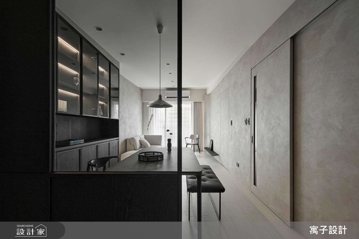 20坪新成屋(5年以下)＿北歐風客廳餐廳案例圖片＿寓子設計＿寓子_依循之3