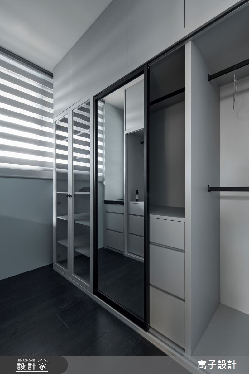 20坪新成屋(5年以下)＿北歐風臥室更衣間案例圖片＿寓子設計＿寓子_依循之13