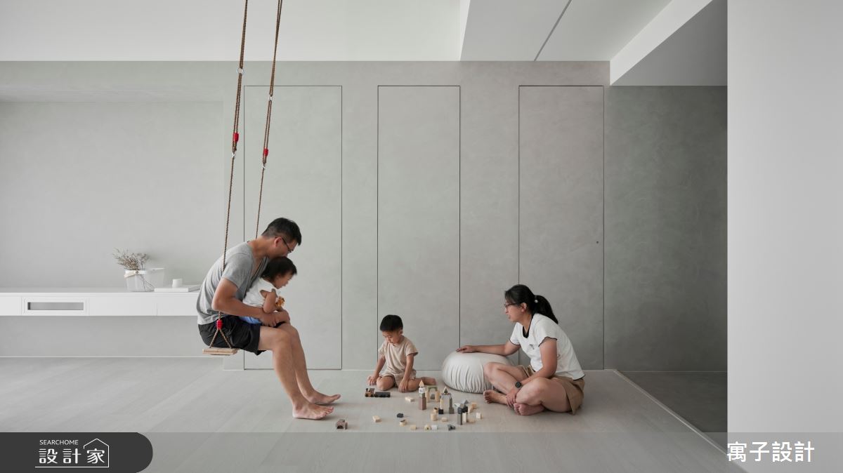 21坪新成屋(5年以下)＿北歐風客廳案例圖片＿寓子設計＿寓子_波波悅曲之5