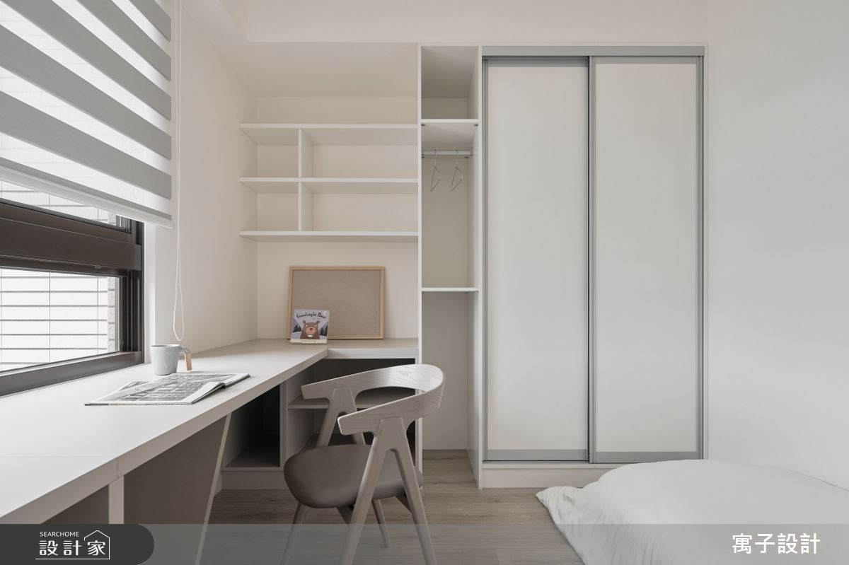 20坪新成屋(5年以下)＿北歐風臥室案例圖片＿寓子設計＿寓子_悄悄之11
