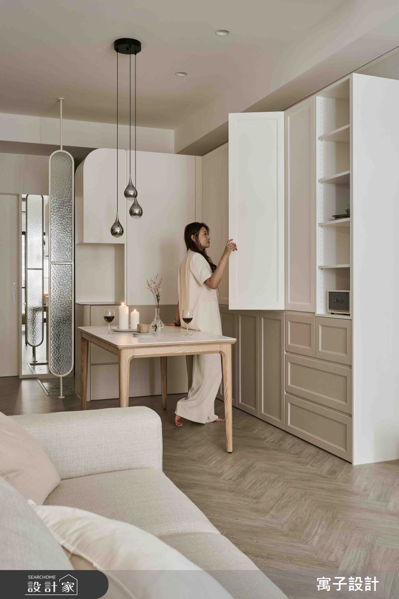 22坪新成屋(5年以下)＿北歐風客廳餐廳案例圖片＿寓子設計＿寓子_含蓄之8
