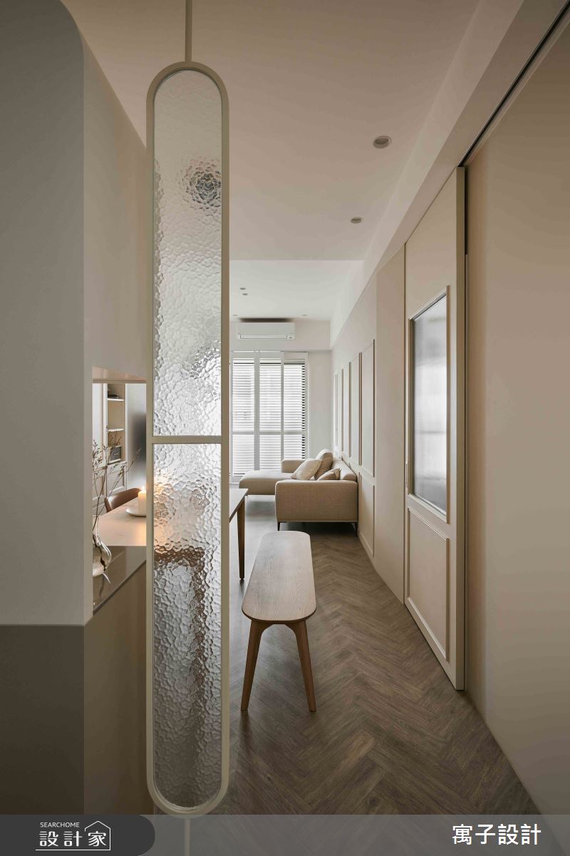 22坪新成屋(5年以下)＿北歐風玄關客廳餐廳案例圖片＿寓子設計＿寓子_含蓄之6609