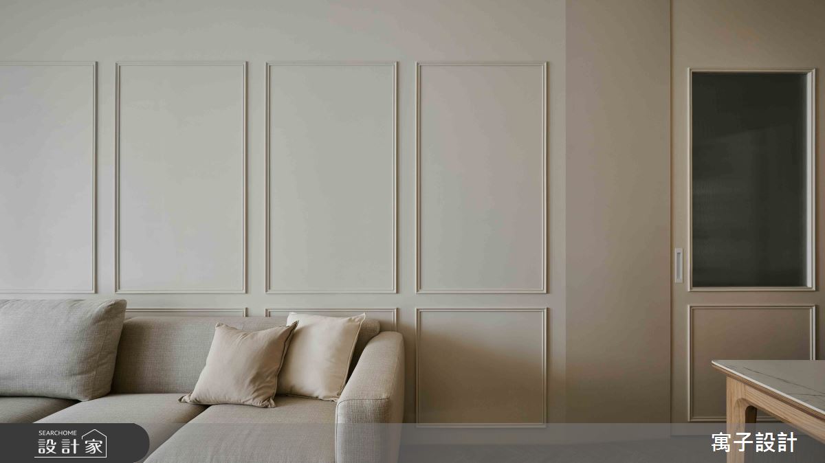 22坪新成屋(5年以下)＿北歐風客廳案例圖片＿寓子設計＿寓子_含蓄之5
