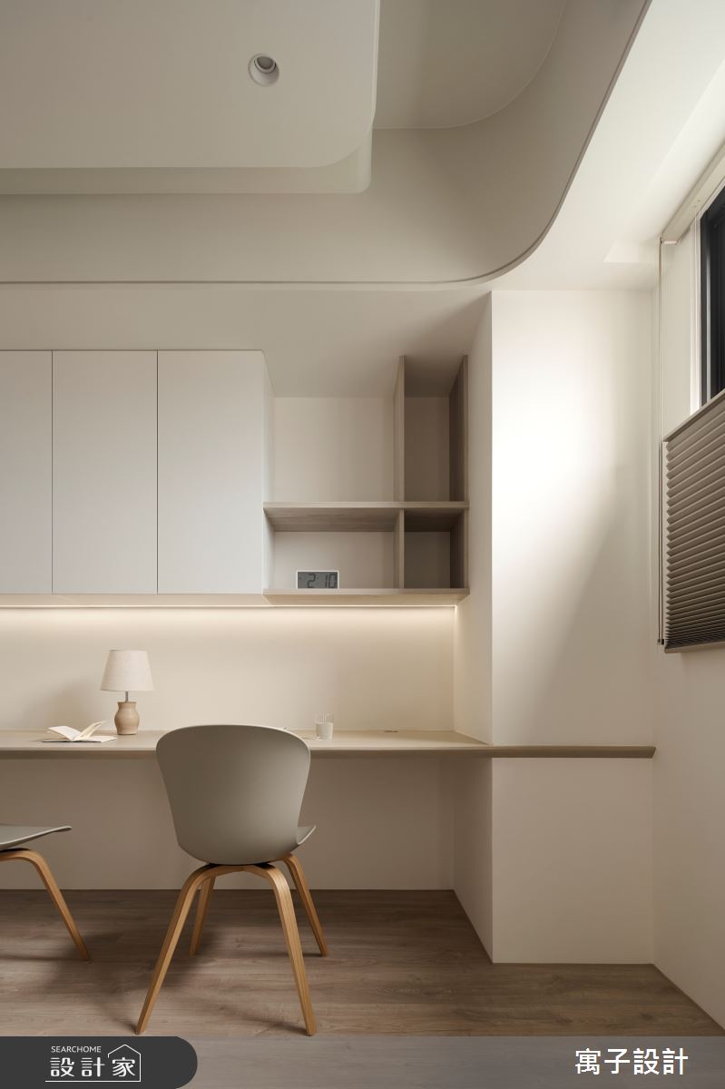 36坪新成屋(5年以下)＿北歐風書房案例圖片＿寓子設計＿寓子_敍敍之8