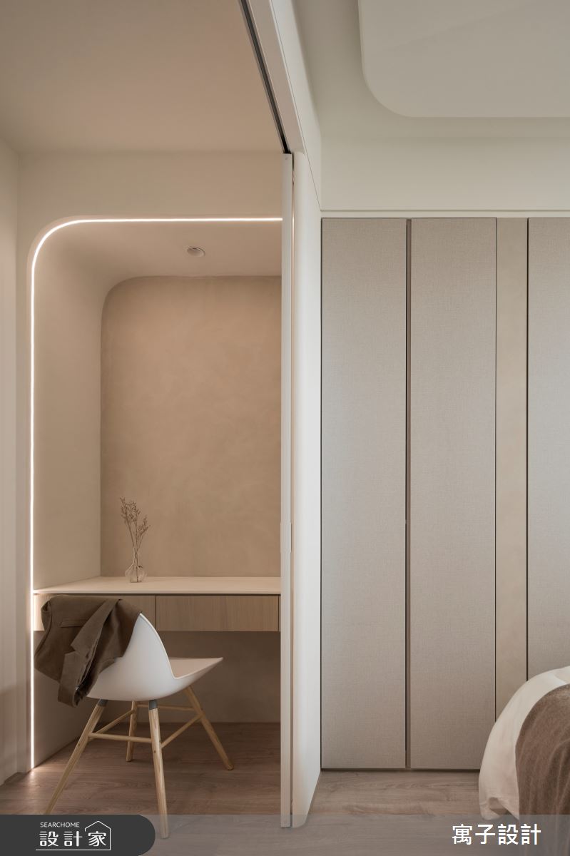 36坪新成屋(5年以下)＿北歐風臥室案例圖片＿寓子設計＿寓子_敍敍之10