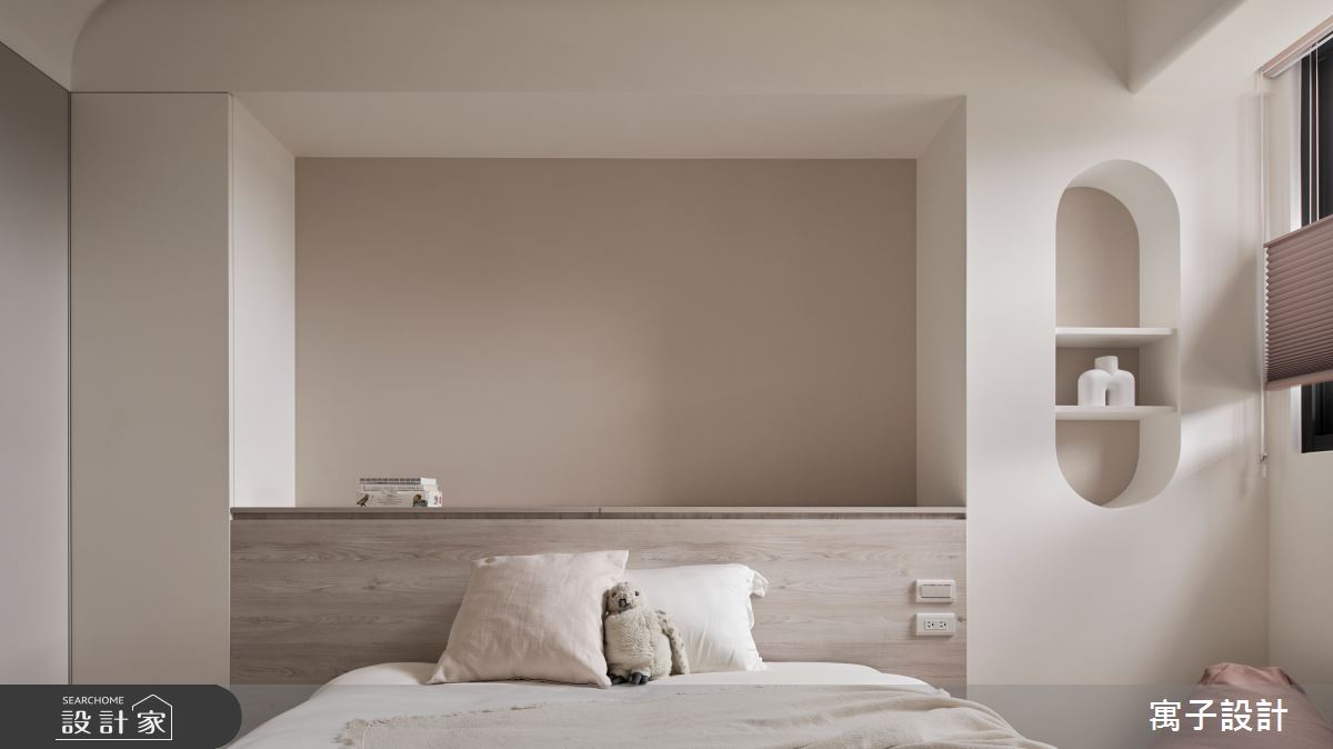 36坪新成屋(5年以下)＿北歐風臥室案例圖片＿寓子設計＿寓子_敍敍之11