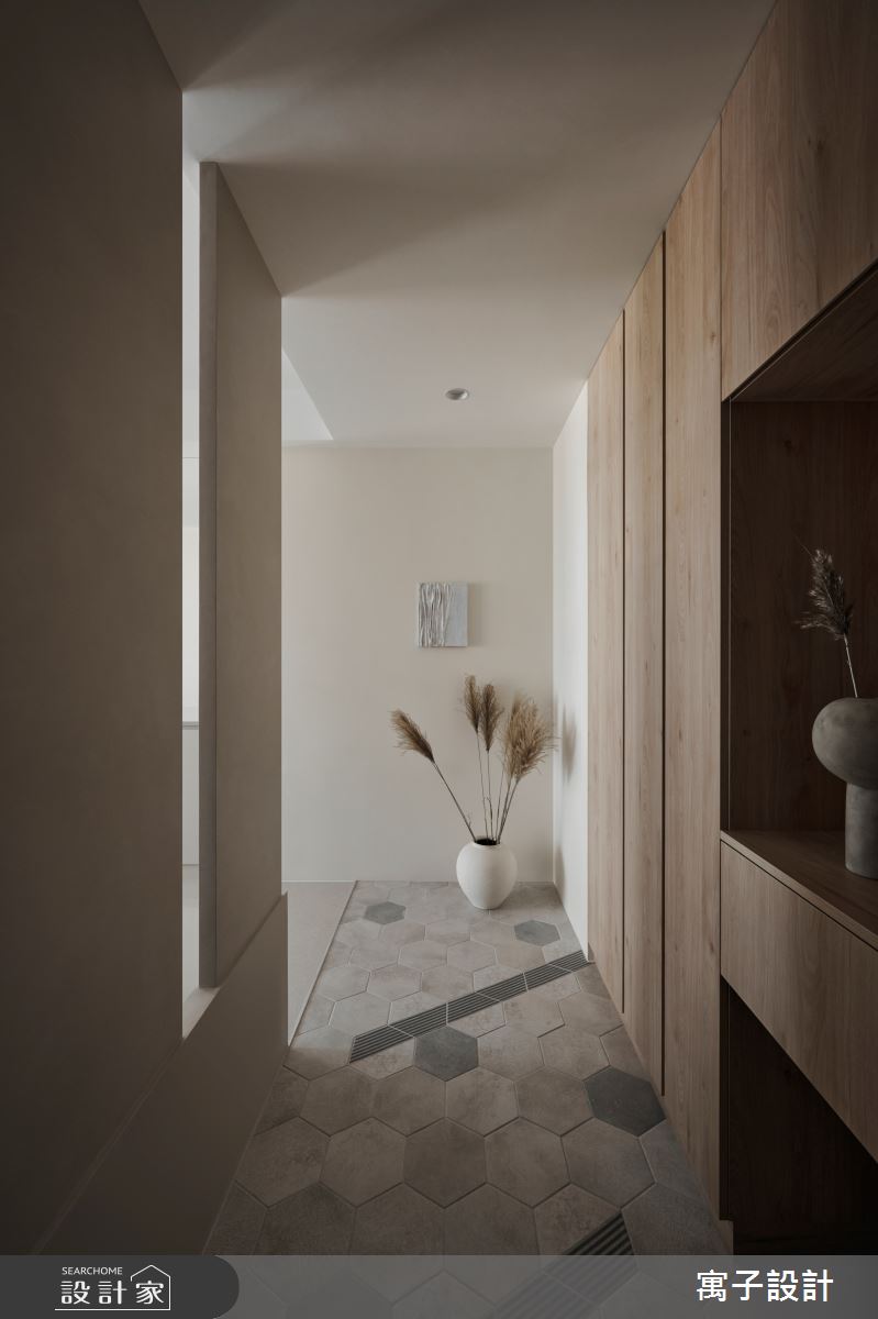 31坪新成屋(5年以下)＿北歐風玄關案例圖片＿寓子設計＿寓子_沁心之6507