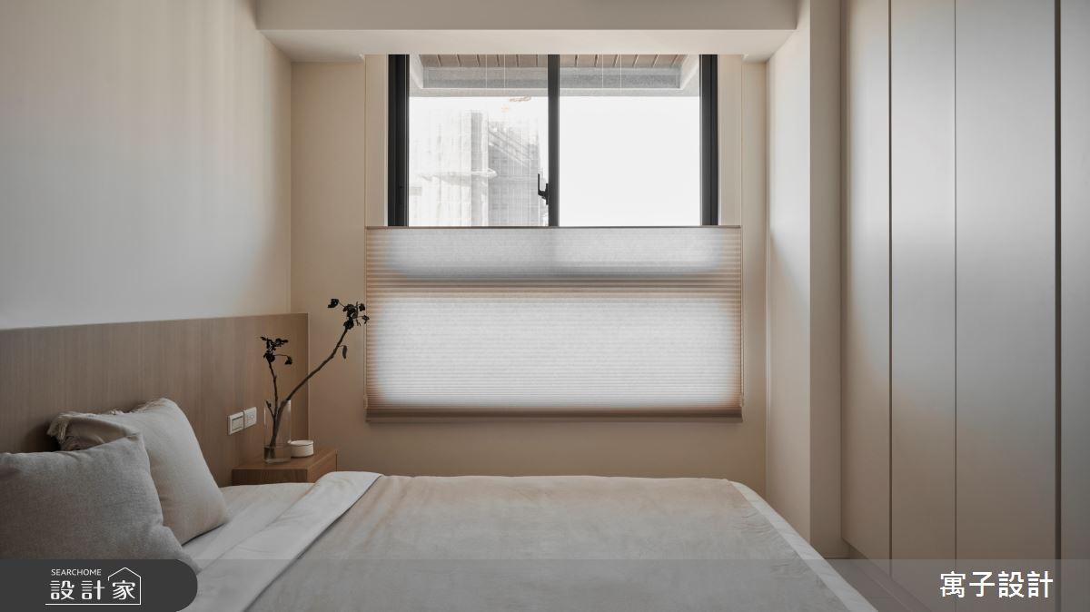 31坪新成屋(5年以下)＿北歐風臥室案例圖片＿寓子設計＿寓子_沁心之10