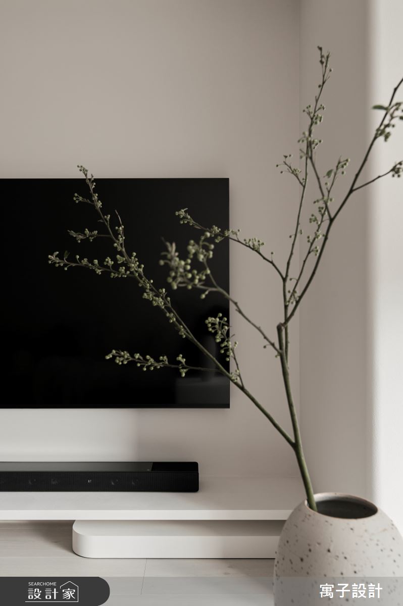 25坪新成屋(5年以下)＿北歐風客廳案例圖片＿寓子設計＿寓子_粹白之7