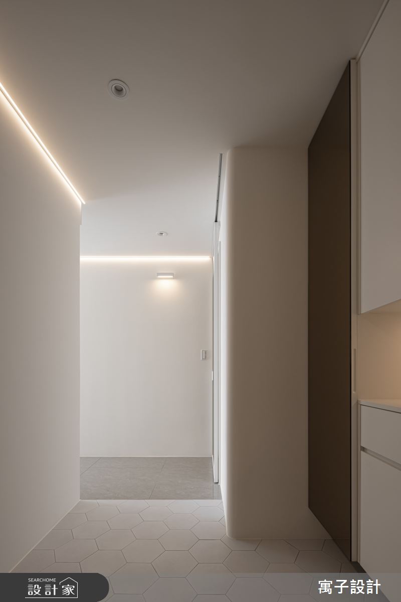 25坪新成屋(5年以下)＿北歐風玄關案例圖片＿寓子設計＿寓子_共舞之2