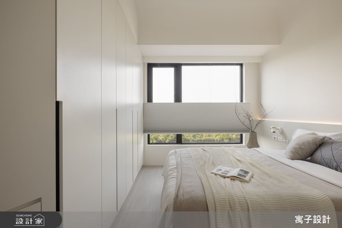 25坪新成屋(5年以下)＿北歐風臥室案例圖片＿寓子設計＿寓子_共舞之9
