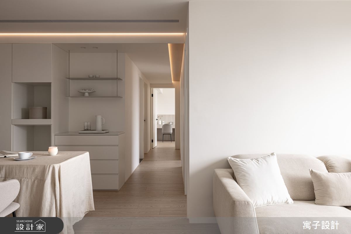 27坪新成屋(5年以下)＿北歐風客廳餐廳走廊案例圖片＿寓子設計＿寓子_穗之9
