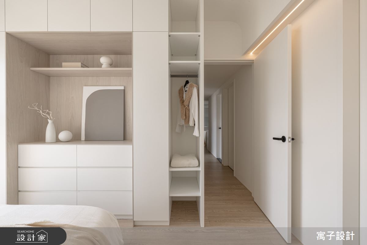27坪新成屋(5年以下)＿北歐風臥室案例圖片＿寓子設計＿寓子_穗之12
