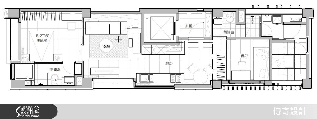 26坪新成屋(5年以下)＿混搭風案例圖片＿傳奇室內裝修設計有限公司＿傳奇_03之14