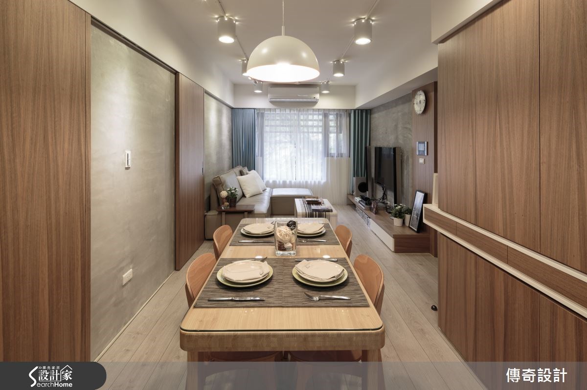 18坪新成屋(5年以下)＿混搭風案例圖片＿傳奇室內裝修設計有限公司＿傳奇_02之6