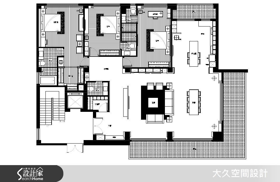 98坪新成屋(5年以下)＿簡約風案例圖片＿大久空間設計有限公司＿大久_05之13