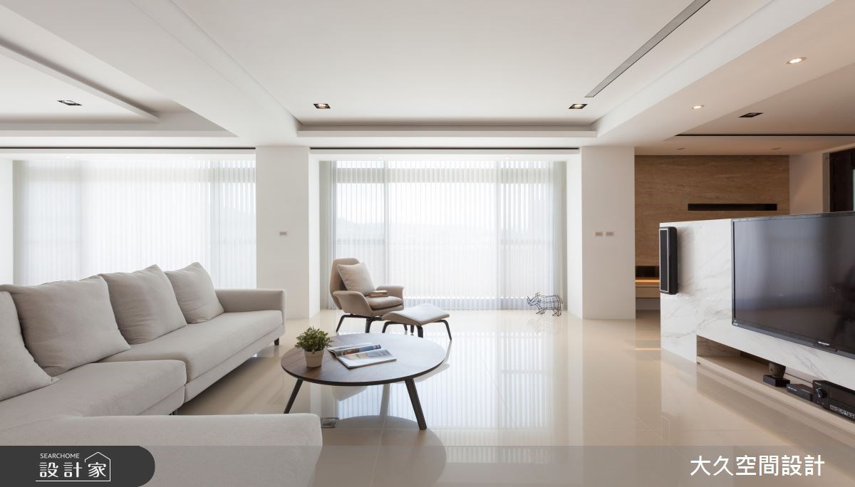 98坪新成屋(5年以下)＿休閒風客廳案例圖片＿大久空間設計有限公司＿大久_08之3