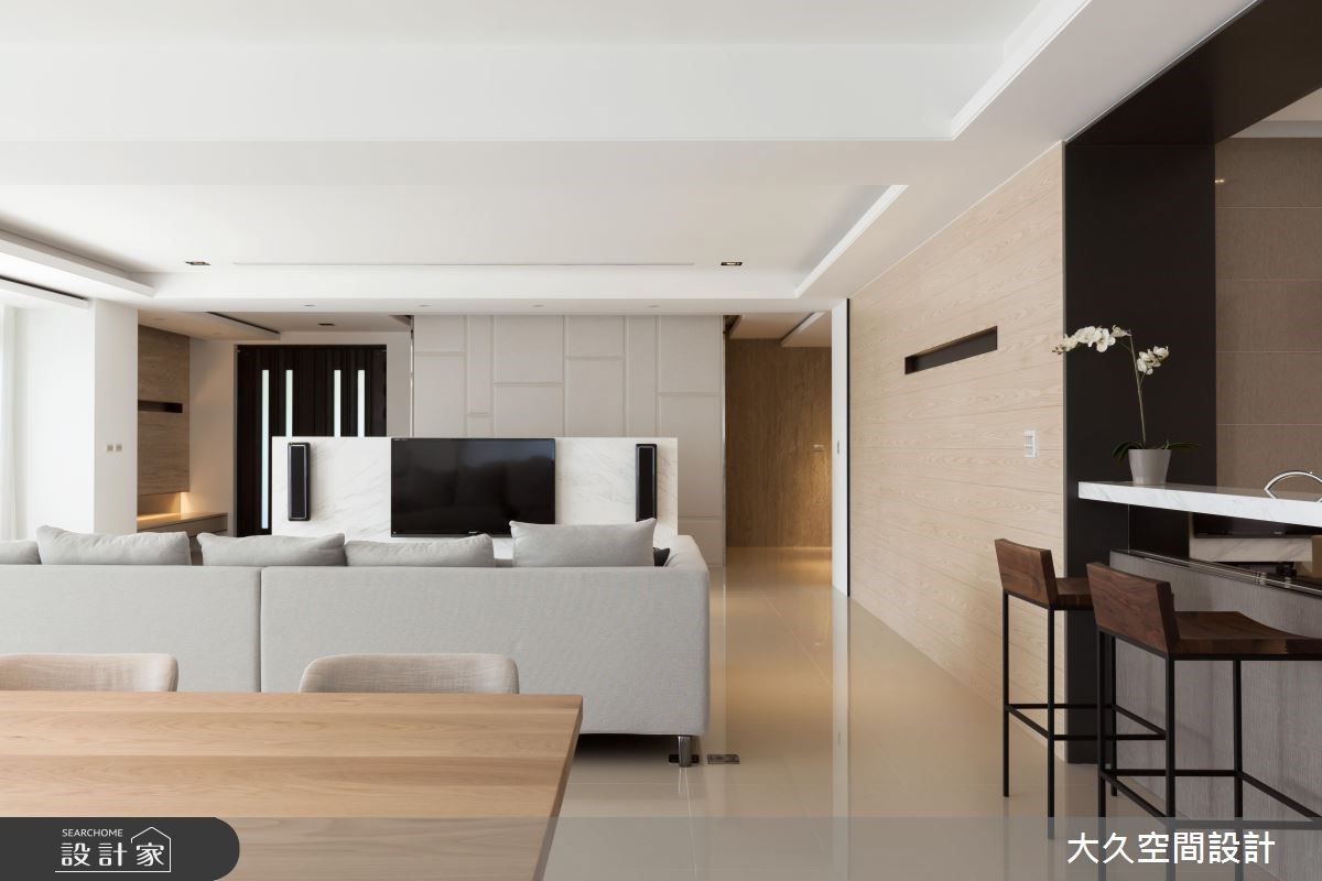 98坪新成屋(5年以下)＿休閒風客廳案例圖片＿大久空間設計有限公司＿大久_08之8