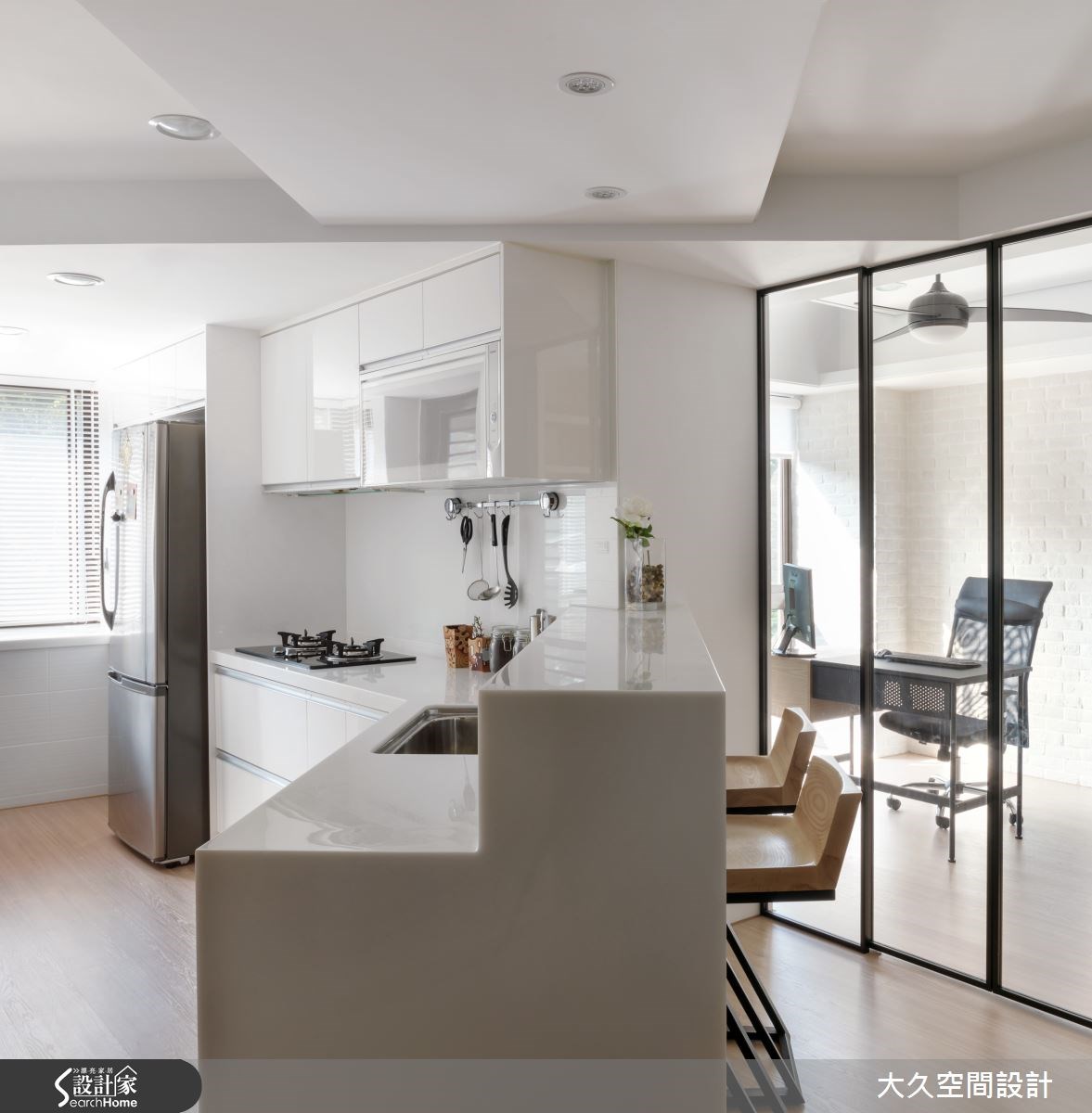 30坪老屋(16~30年)＿簡約風廚房吧檯案例圖片＿大久空間設計有限公司＿大久_04之8
