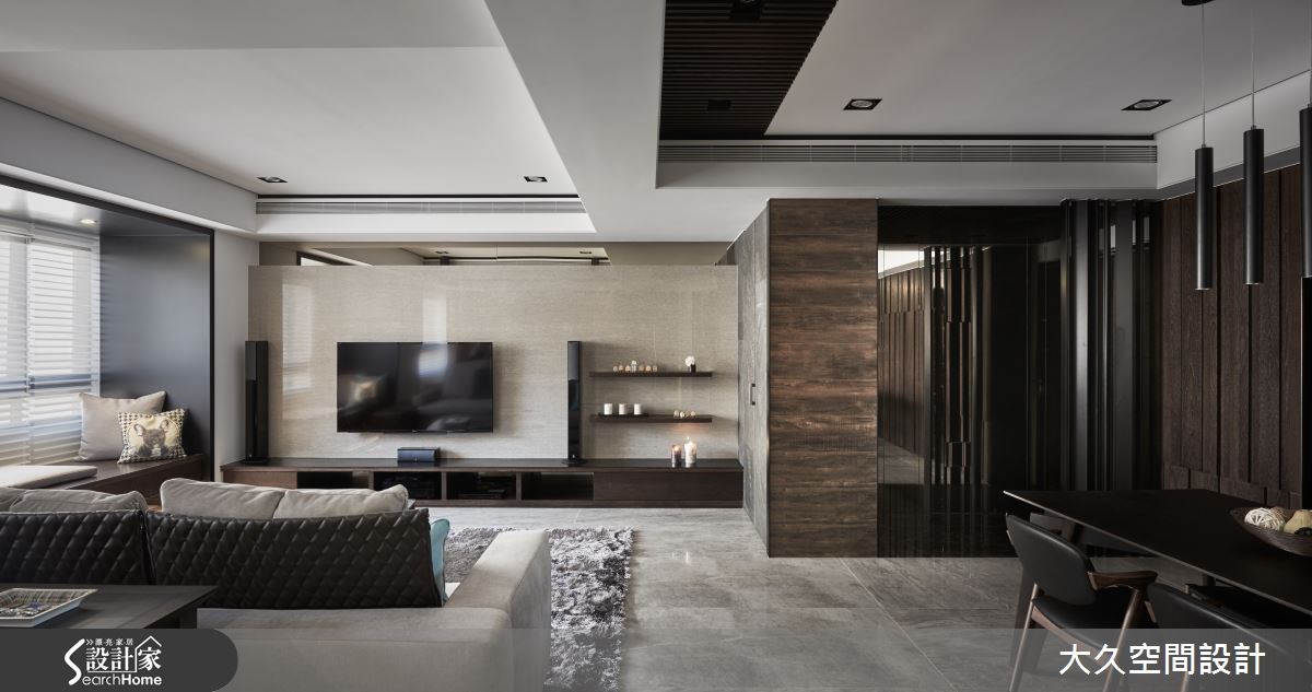 32坪中古屋(5~15年)＿奢華風客廳臥榻案例圖片＿大久空間設計有限公司＿大久_09之5