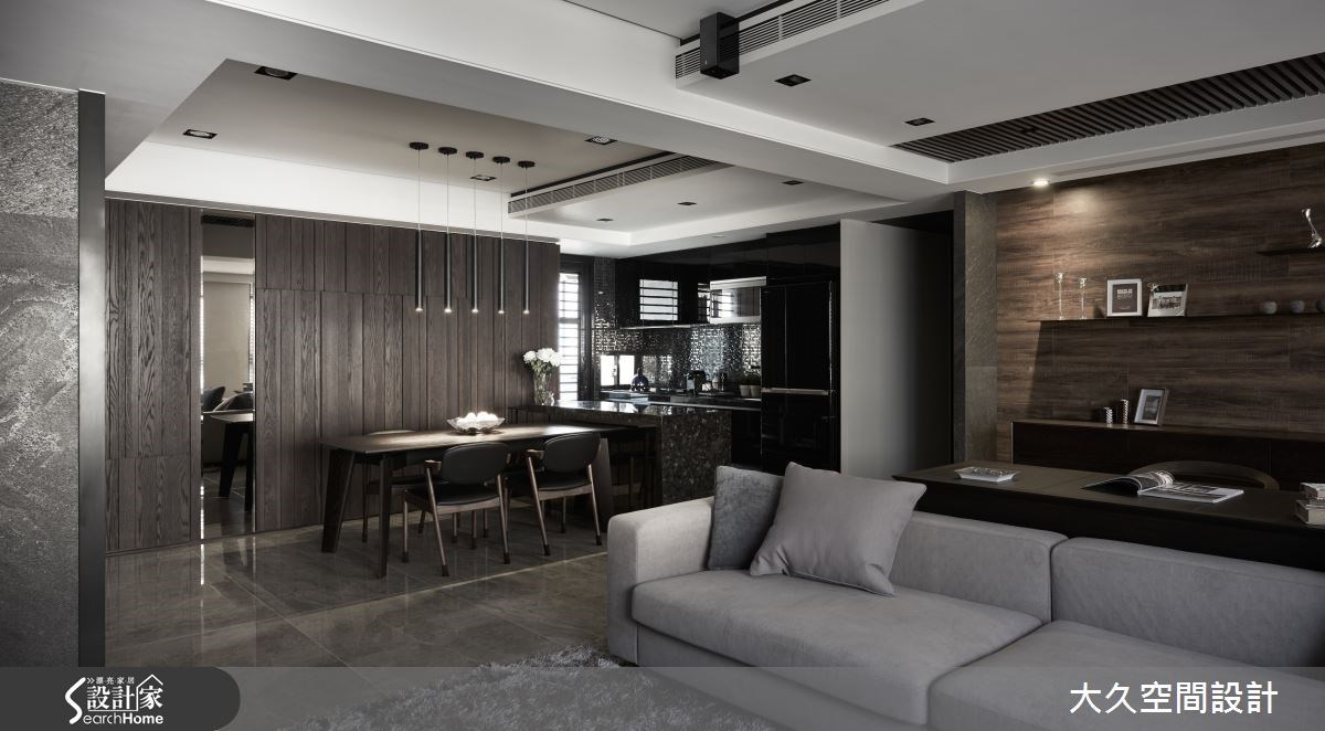 32坪中古屋(5~15年)＿奢華風客廳餐廳廚房案例圖片＿大久空間設計有限公司＿大久_09之8