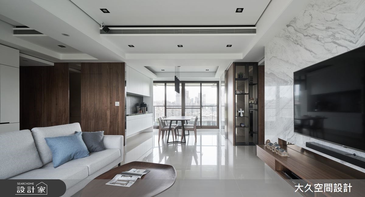 40坪新成屋(5年以下)＿飯店風客廳餐廳案例圖片＿大久空間設計有限公司＿大久_15之5