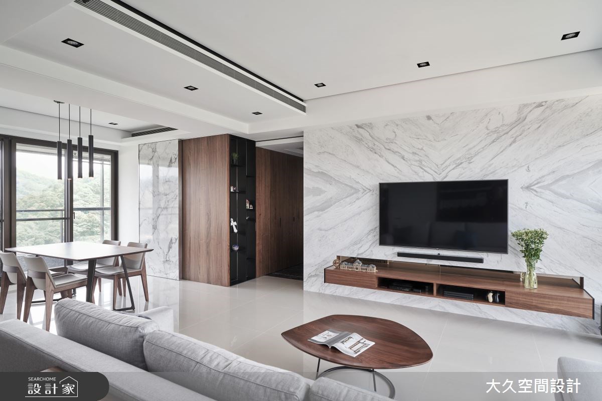 40坪新成屋(5年以下)＿飯店風客廳餐廳案例圖片＿大久空間設計有限公司＿大久_15之9