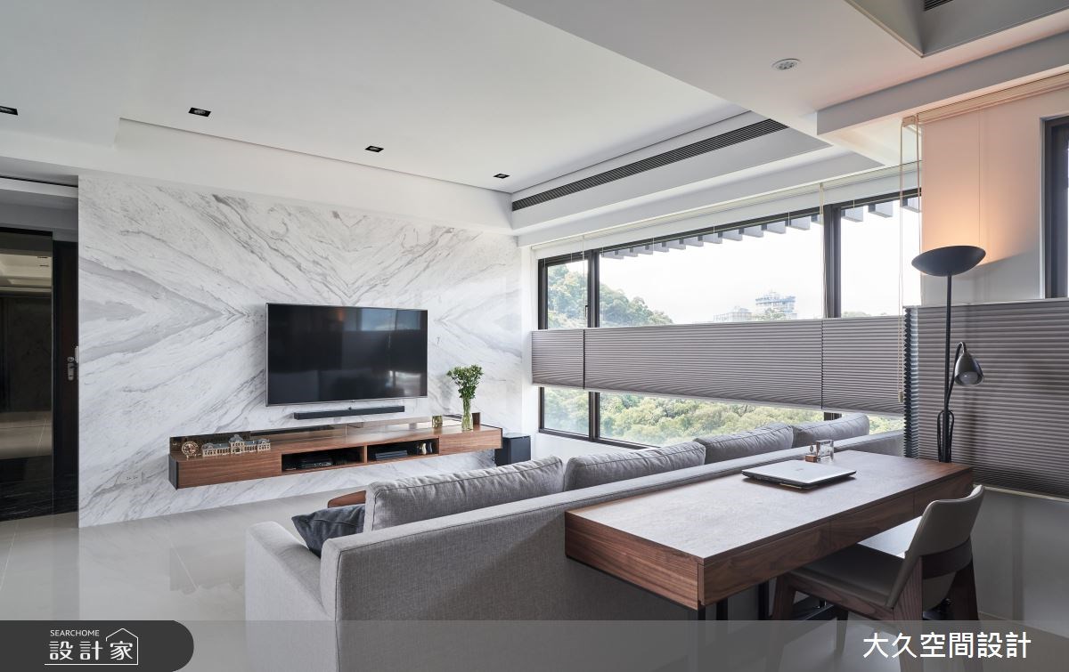 40坪新成屋(5年以下)＿飯店風客廳書房案例圖片＿大久空間設計有限公司＿大久_15之10