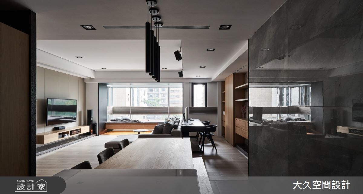 新成屋(5年以下)＿休閒風客廳餐廳書房案例圖片＿大久空間設計有限公司＿大久_16之11