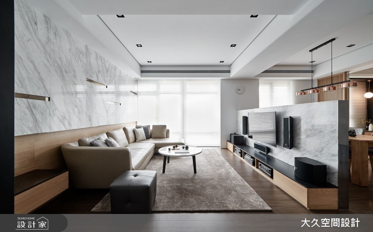 中古屋(5~15年)＿現代風客廳案例圖片＿大久空間設計有限公司＿大久_18之1