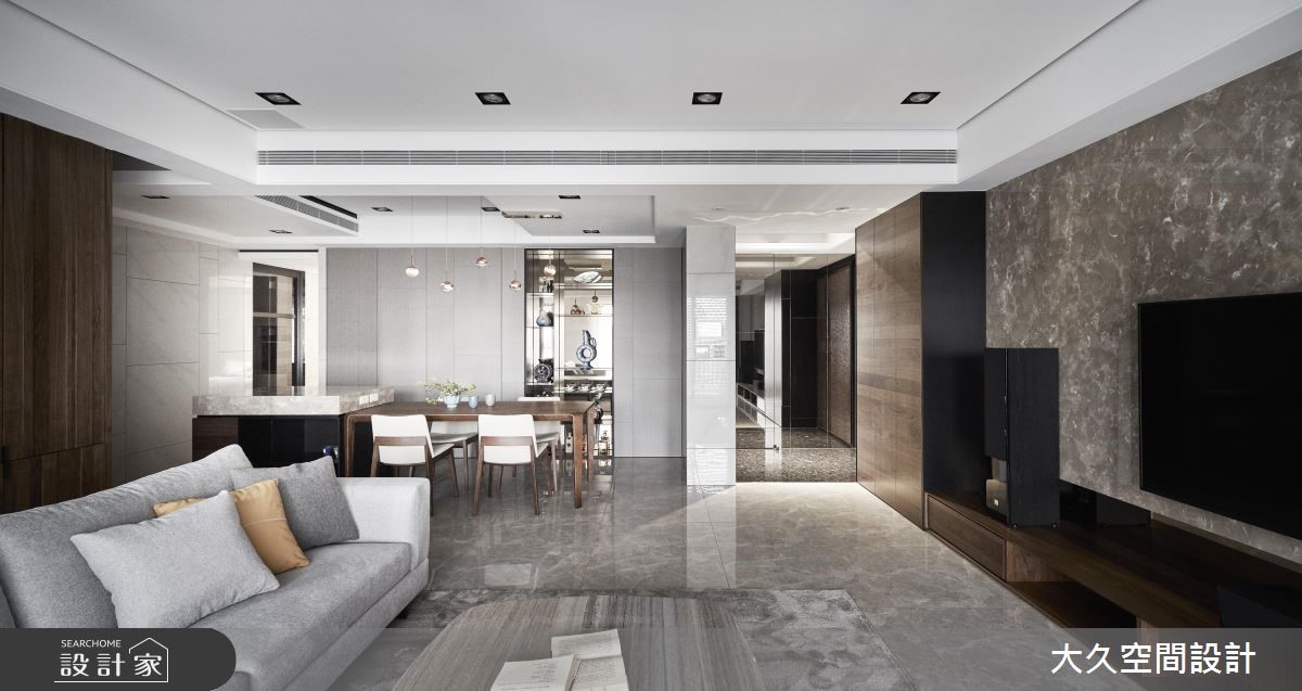 39坪新成屋(5年以下)＿現代風客廳案例圖片＿大久空間設計有限公司＿大久_20之6