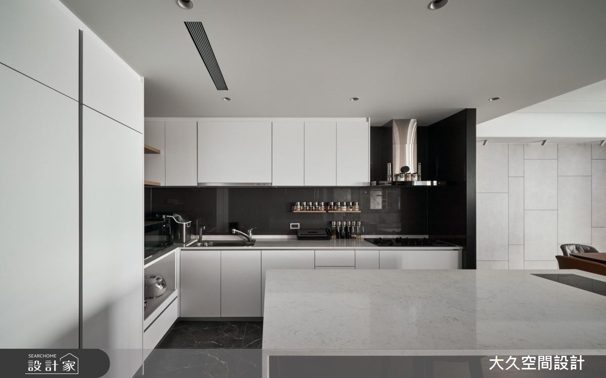 45坪新成屋(5年以下)＿飯店風廚房中島案例圖片＿大久空間設計有限公司＿大久_31之14