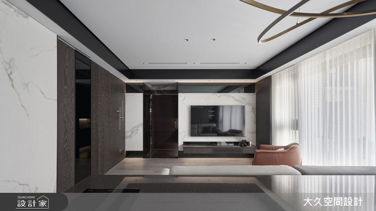 25坪新成屋(5年以下)＿飯店風客廳案例圖片＿大久空間設計有限公司＿大久_33之8
