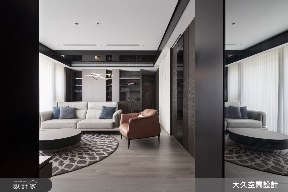 25坪新成屋(5年以下)＿飯店風客廳案例圖片＿大久空間設計有限公司＿大久_33之1