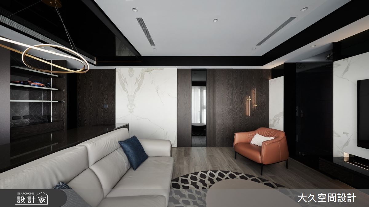 25坪新成屋(5年以下)＿飯店風客廳案例圖片＿大久空間設計有限公司＿大久_33之5