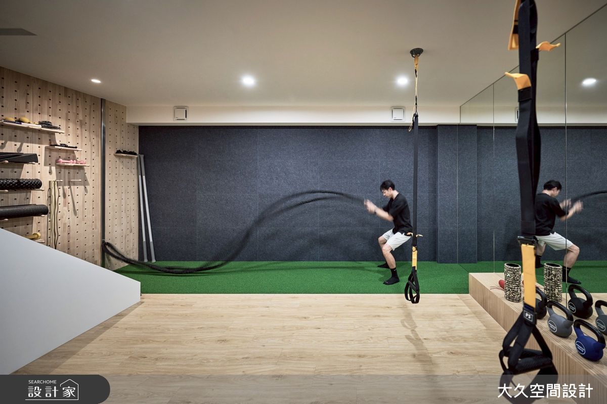 150坪毛胚屋＿親子飯店風家庭健身房案例圖片＿大久空間設計有限公司＿大久_37之36