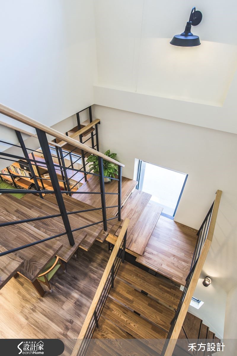 60坪老屋(16~30年)＿混搭風樓梯案例圖片＿禾方文創有限公司(禾方設計)＿禾方_03之7