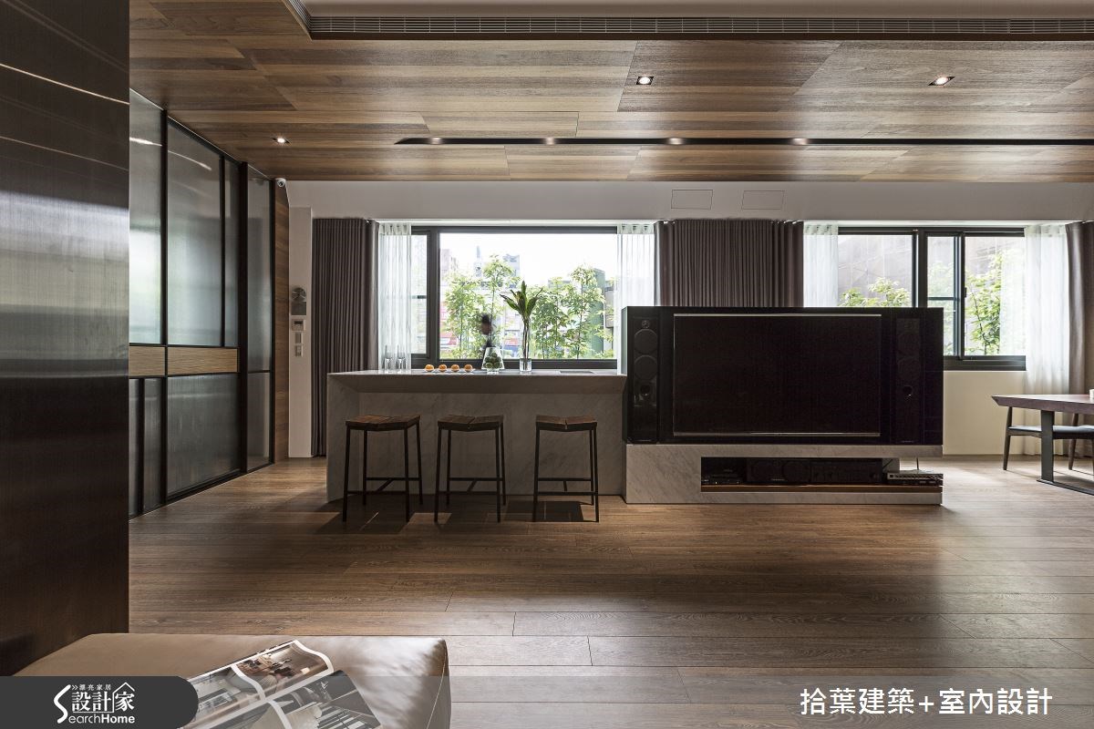 60坪老屋(16~30年)＿現代風吧檯案例圖片＿拾葉建築+室內設計＿拾葉_01之1