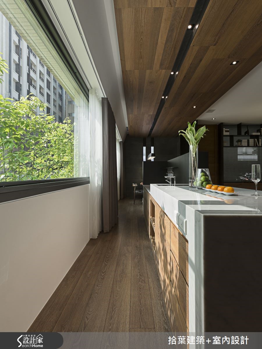 60坪老屋(16~30年)＿現代風廚房走廊案例圖片＿拾葉建築+室內設計＿拾葉_01之8